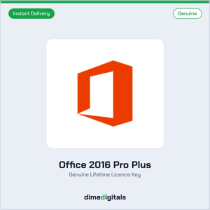 Genuine Microsoft Office 2016 Professional Plus at DimeDigitals