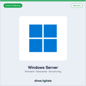Genuine Windows Server Standard / Datacenter Key at DimeDigitals