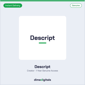 Genuine Descript Creator at DimeDigitals
