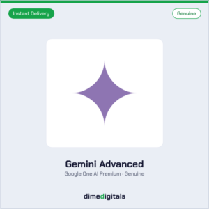 Genuine Gemini Advanced at DimeDigitals