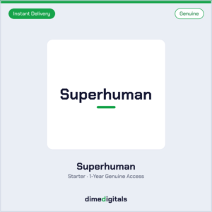 Genuine Superhuman Starter at DimeDigitals