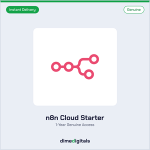 Genuine n8n Cloud Starter at DimeDigitals