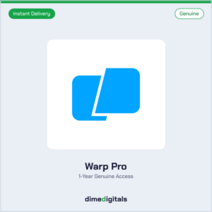 Genuine Warp.dev Pro at DimeDigitals