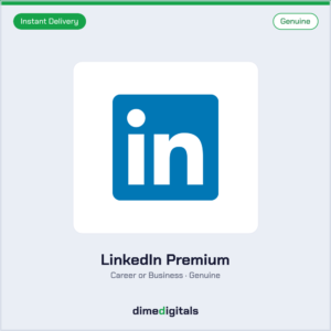 Genuine LinkedIn Premium at DimeDigitals