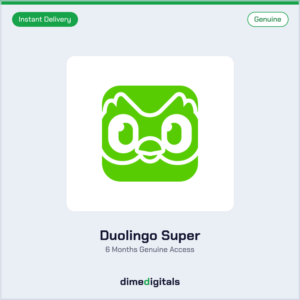 Genuine Duolingo Super at DimeDigitals