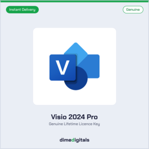 Genuine Microsoft Visio 2024 Professional at DimeDigitals