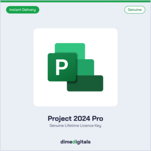 Genuine Microsoft Project 2024 Professional at DimeDigitals