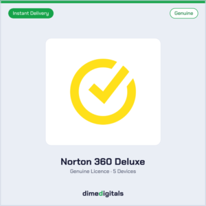 Genuine Norton 360 Deluxe at DimeDigitals