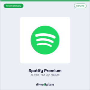Genuine Spotify Premium at DimeDigitals