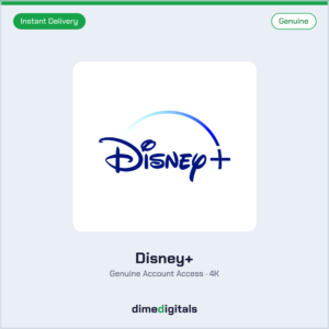 Genuine Disney+ at DimeDigitals