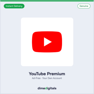 Genuine YouTube Premium at DimeDigitals