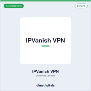 Genuine IPVanish VPN at DimeDigitals