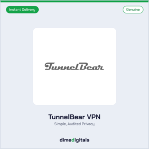 Genuine TunnelBear VPN at DimeDigitals