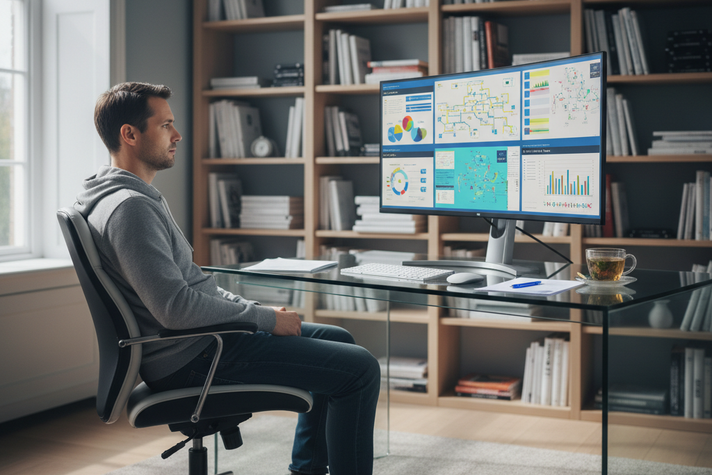 IT admin reviewing a decision framework for choosing a Windows Server 2022 standard license